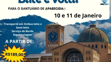 Bate e Volta Aparecida Janeiro 